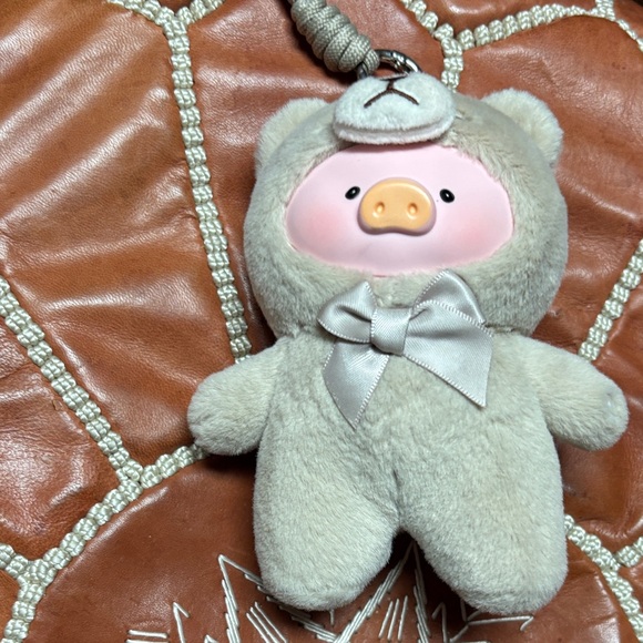 Miniso Other - Adorable Plush Piggy Keychain